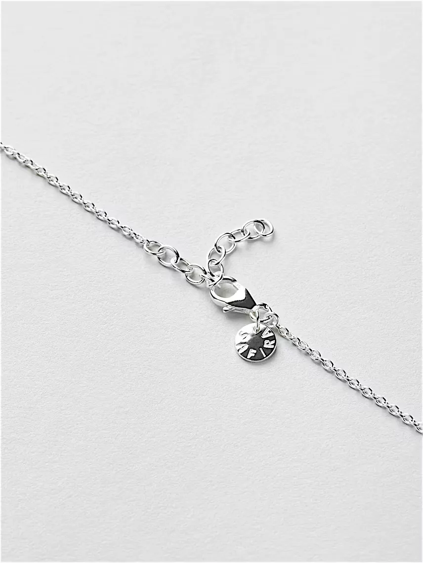 گردنبند سولیتر طرح نگین بیضی - تصویر 3