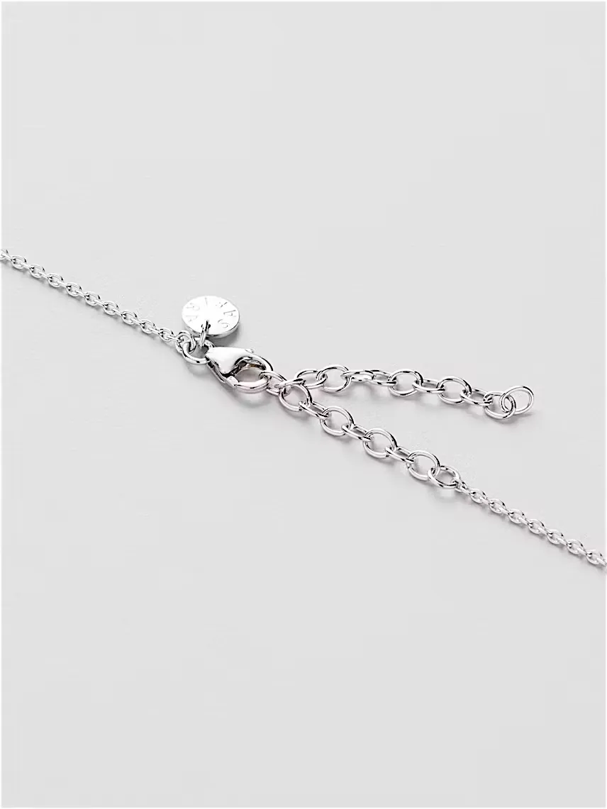 گردنبند سولیتر طرح نگین اشکی - تصویر 2